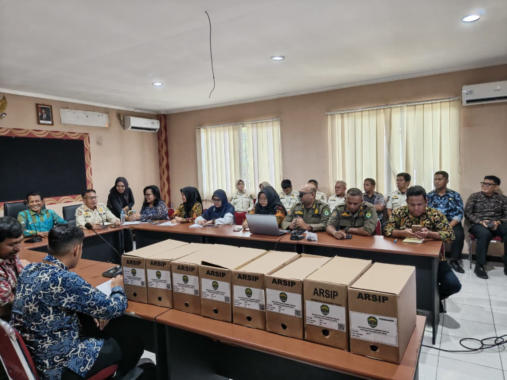 Satpol PP Kaltim Siap Musnahkan Arsip Inaktif 2017-2018, Gandeng DPK Kaltim untuk Penilaian dan Validasi