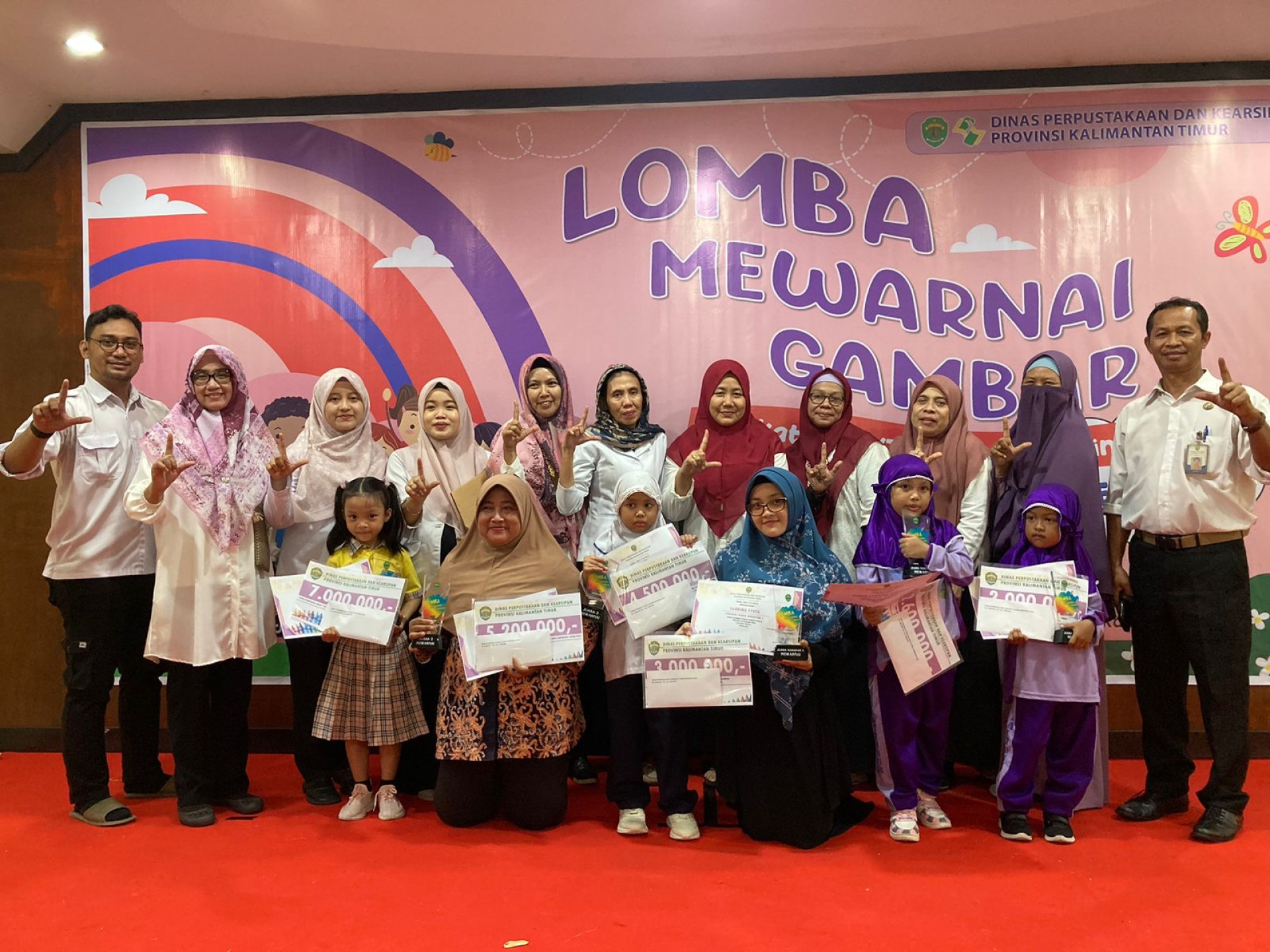 Sukses Digelar, Lomba Mewarnai Tingkat PAUD/TK DPK Kaltim Jaring 6 Pemenang dengan Total Hadiah 24 Juta