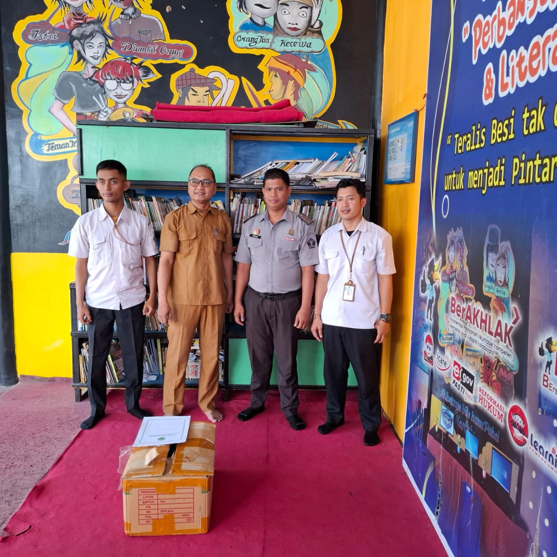 Drop Book Perpustakaan Keliling Kembali Dilaksanakan, Kali Ini Menyasar Rumah Tahanan dan Lembaga Pemasyarakatan di Samarinda