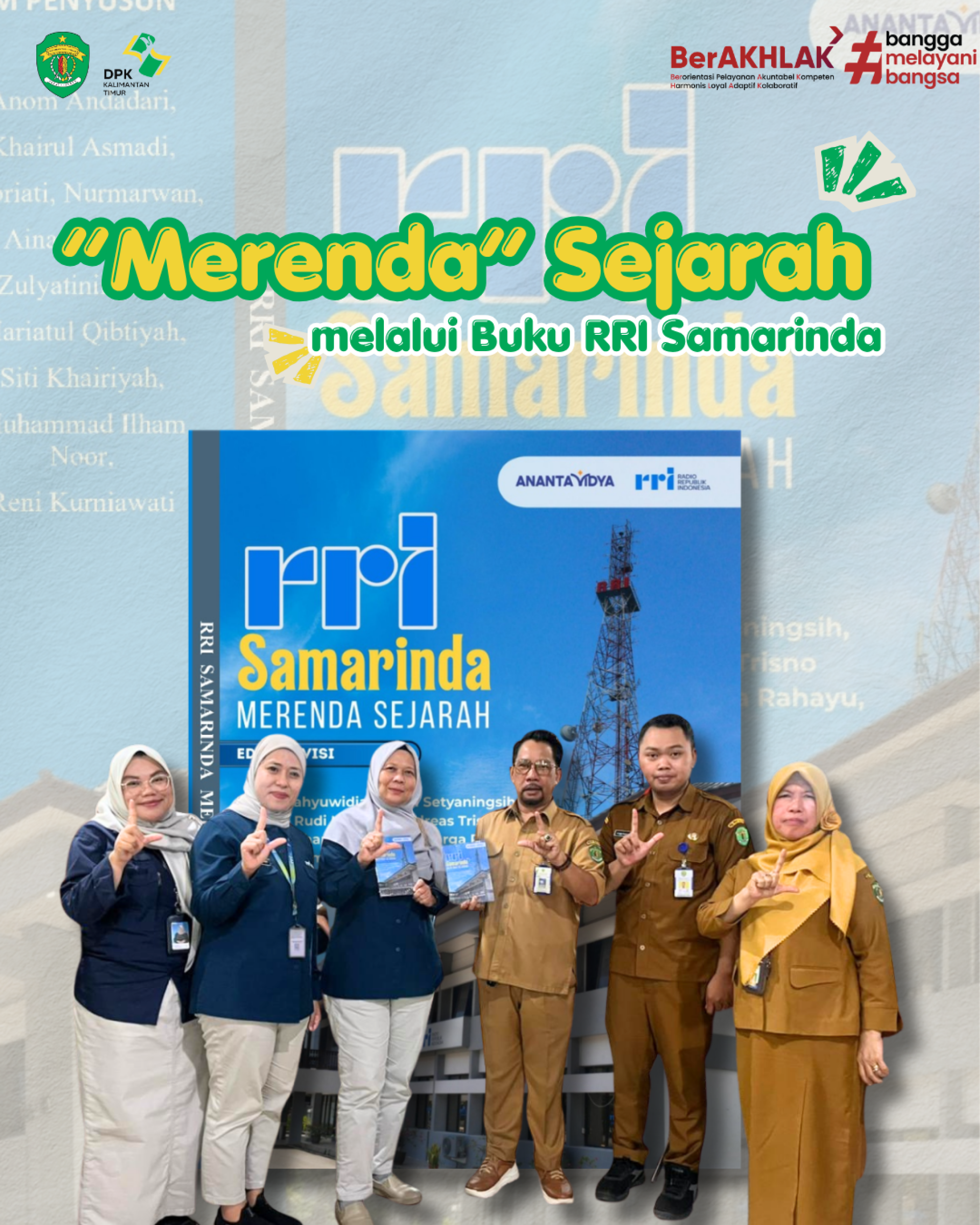 Merenda Sejarah melalui Buku RRI Samarinda