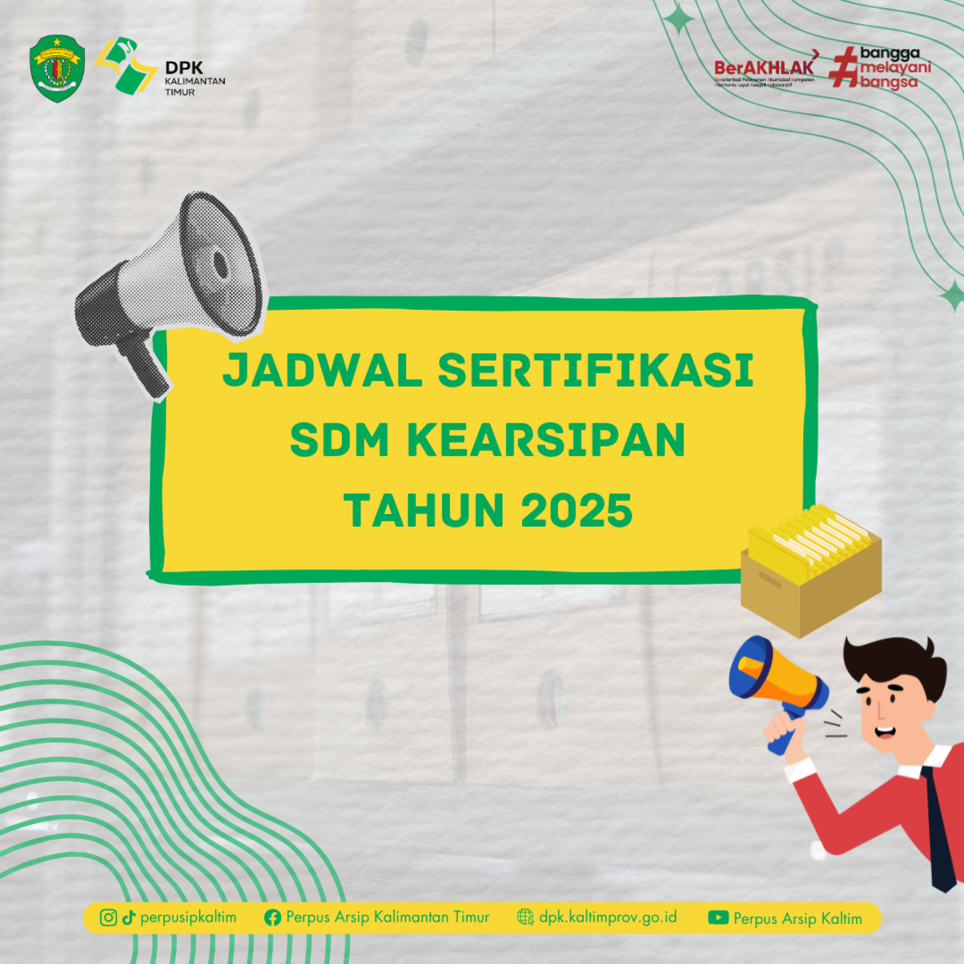 Jadwal Sertifikasi SDM Kearsipan 2025