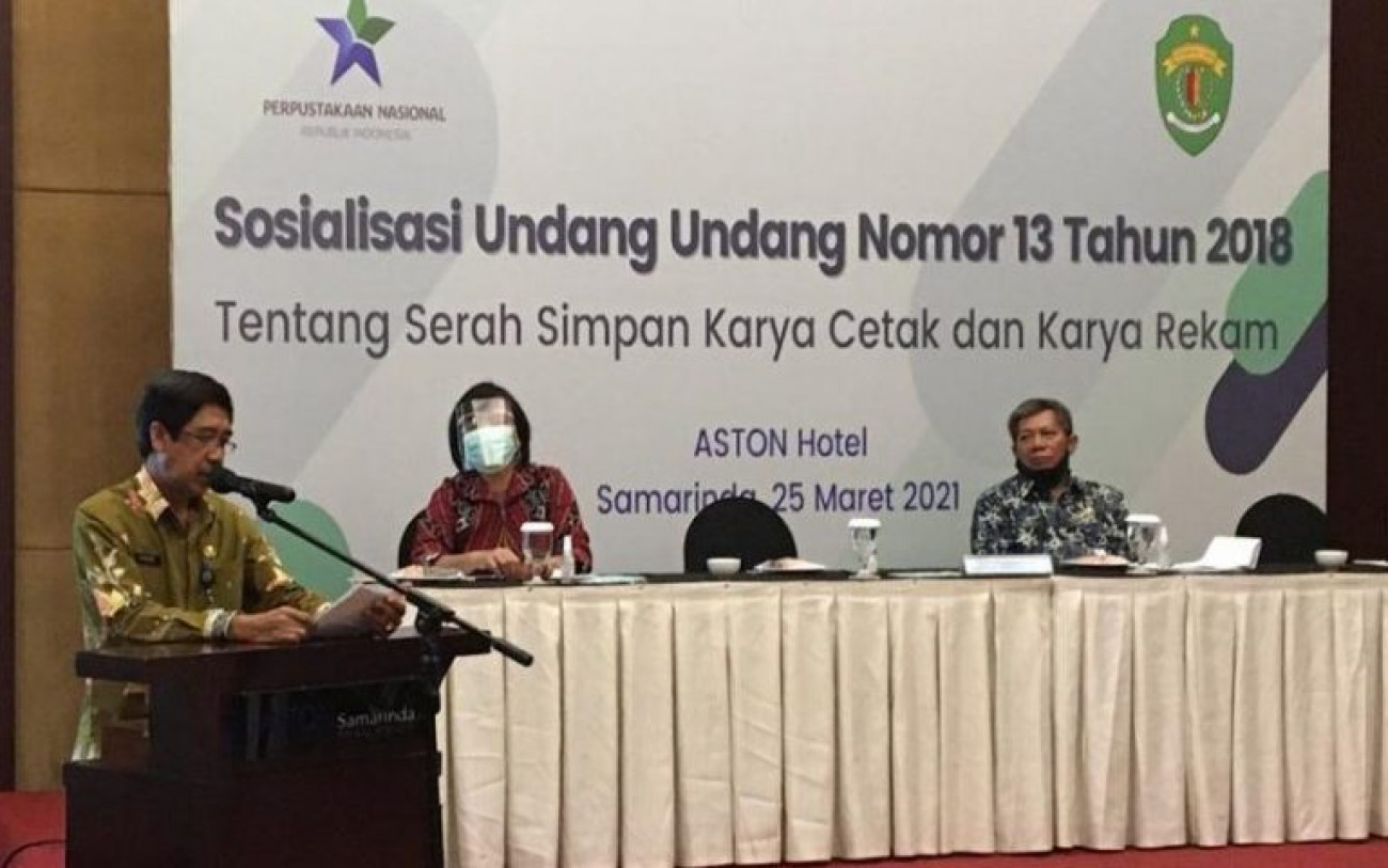 SOSIALISASI UNDANG UNDANG NOMOR 13 TAHUN 2018 TENTANG SERAH SIMPAN KARYA CETAK DAN KARYA REKAM