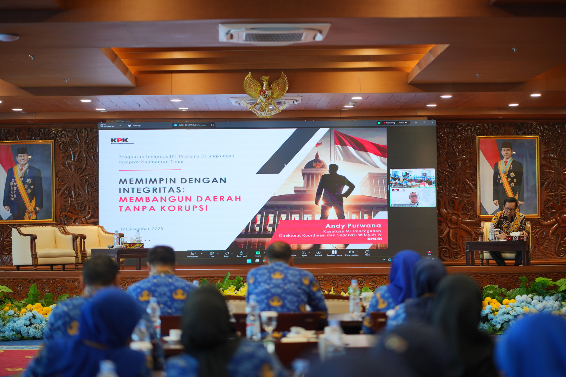 Pemimpin Harus Jujur dan Berorientasi pada Masyarakat, Plt Kepala DPK Kaltim Ikuti Retreat Penguatan Integritas Pimpinan Instansi di Kalimantan Timur