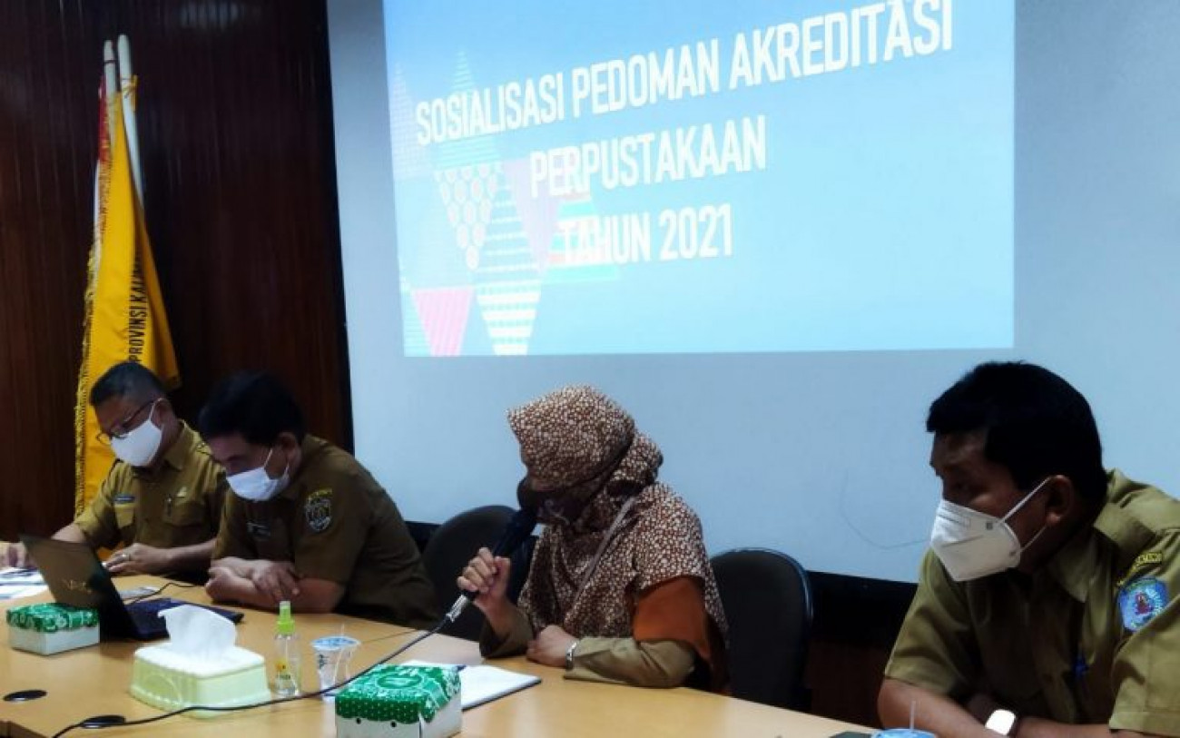 Bimtek Persiapan Akreditasi Perpustakaan Tahun 2021 di Kota Bontang