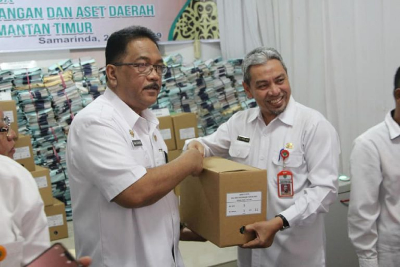 DPKD Kaltim Lakukan Pemusnahan Arsip