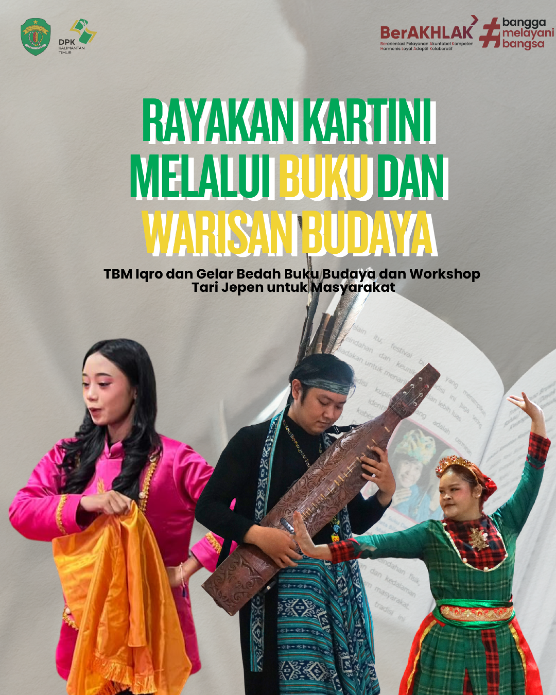 TBM Iqro Rayakan Kartini Melalui Buku Dan Warisan Budaya