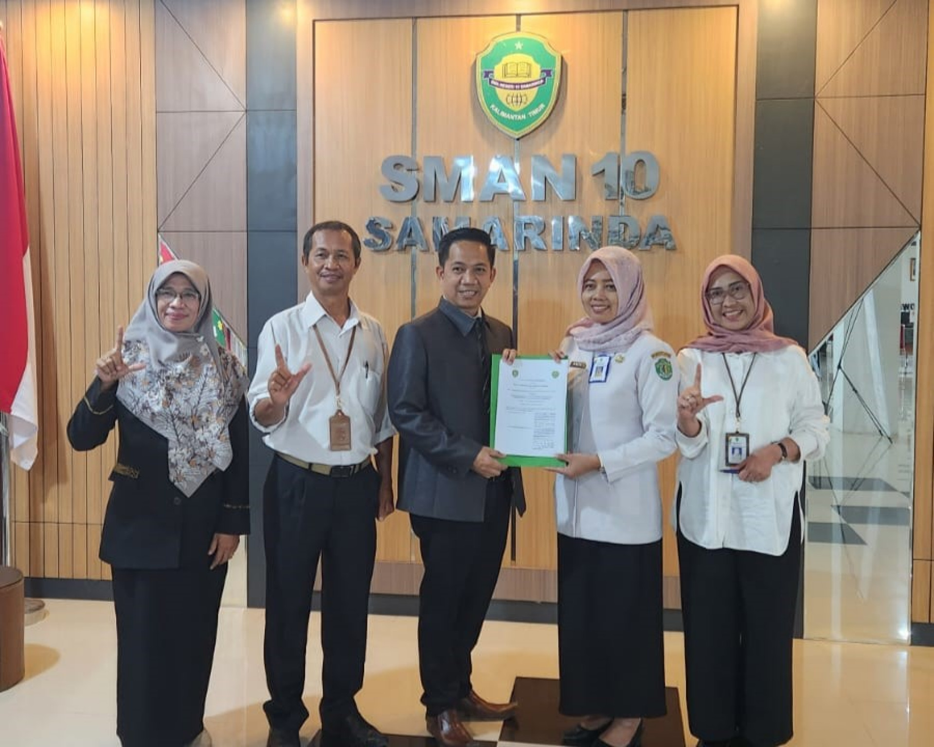 DPK Kaltim Gencarkan Promosi Perpustakaan Sekolah, Teken Kerjasama dengan SMAN 10 Samarinda
