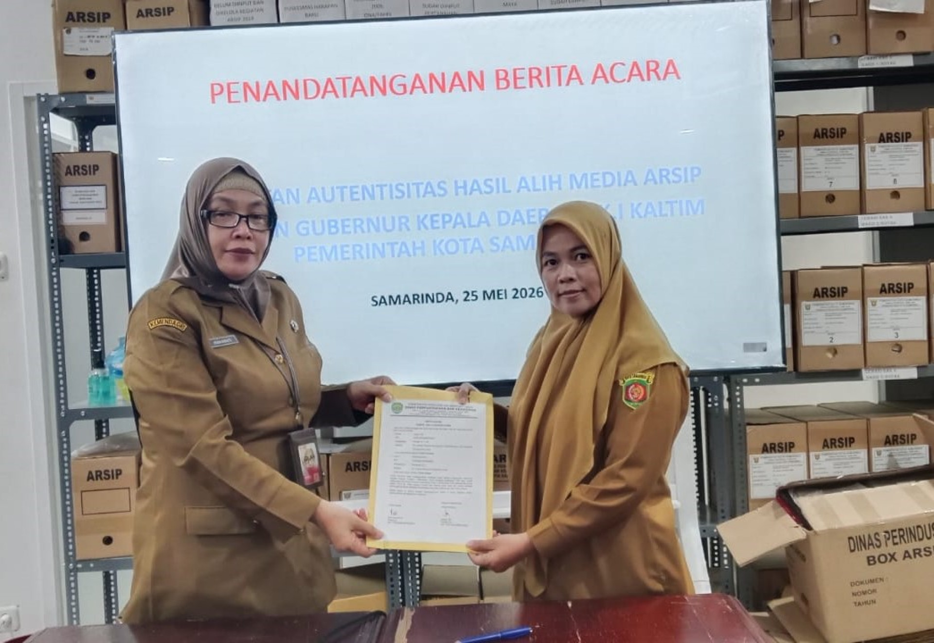 Arsip Pertanahan Tahun 1973-1985 Milik Samarinda Resmi Dinyatakan Autentik