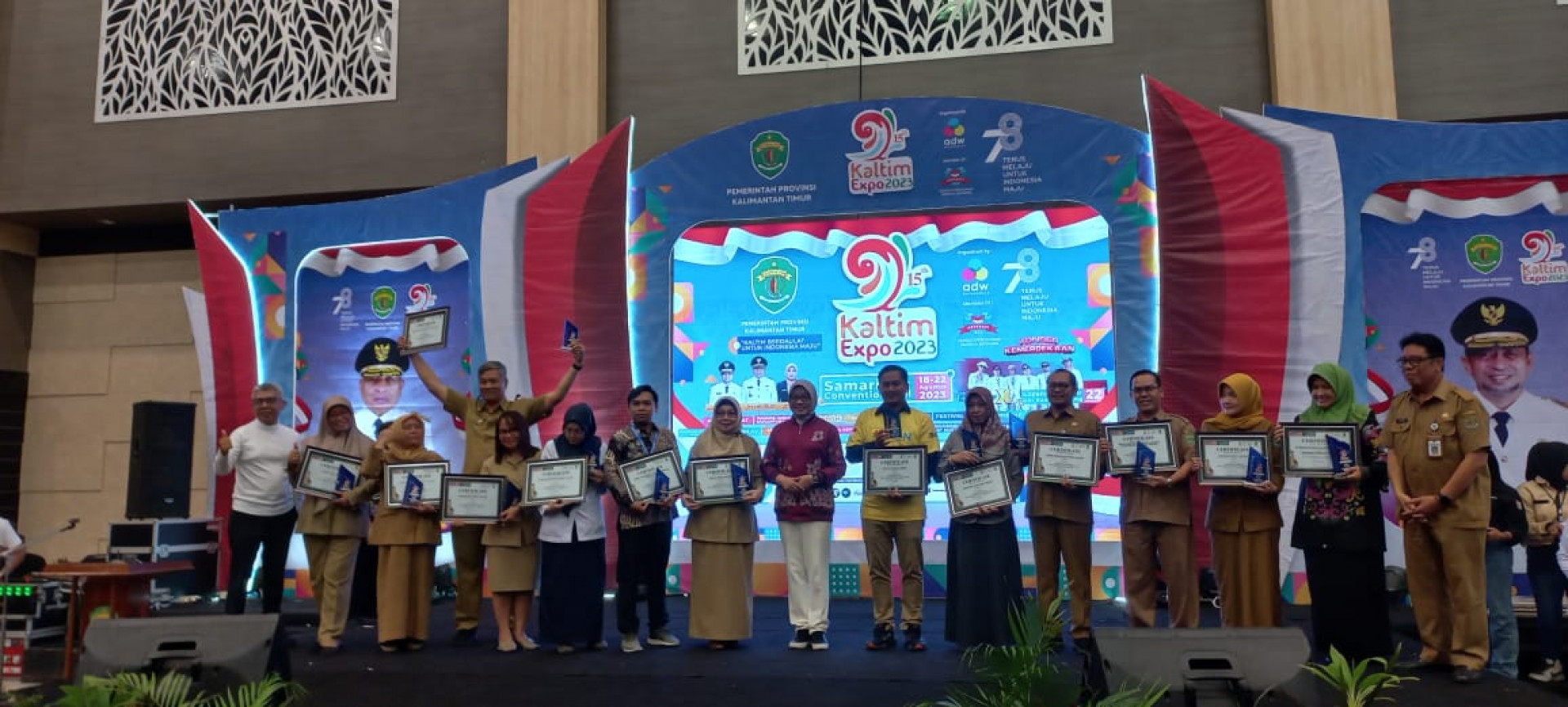 Kaltim Expo 2023 Sukses Digelar, DPK Kaltim Pulang Membawa Peringkat Ketiga Stand Informasi Publik Terbaik