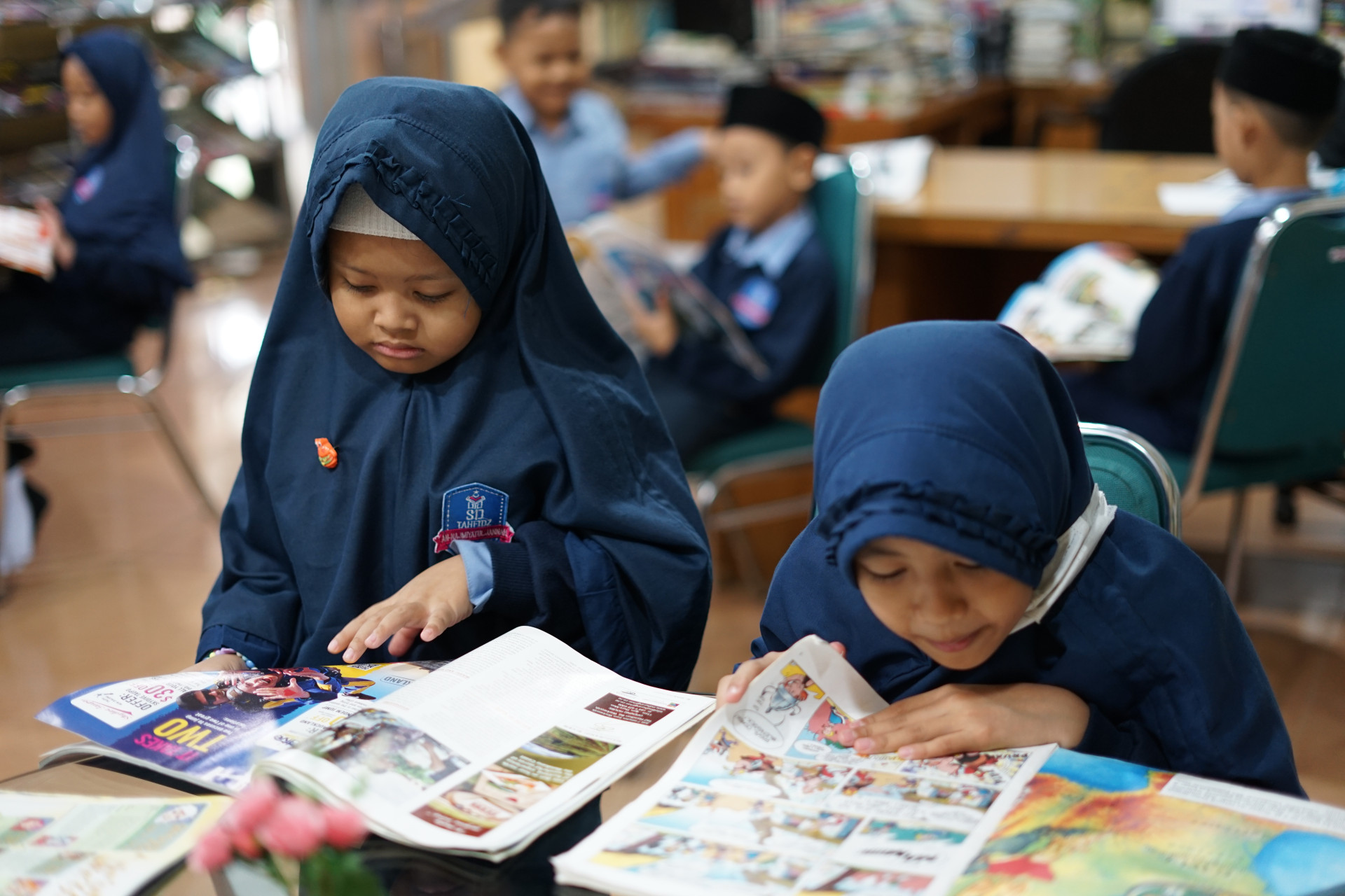 Yuk, Ke Perpus! Siswa SD Tahfidz An-Najmiatul Jannah Belajar Literasi dengan Cara Seru