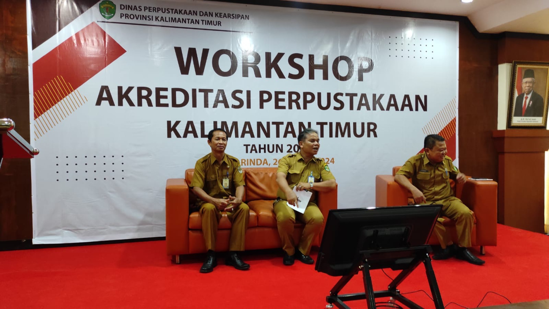 Pelaksanaan Workshop Akreditasi Perpustakaan di Provinsi Kalimantan Timur.