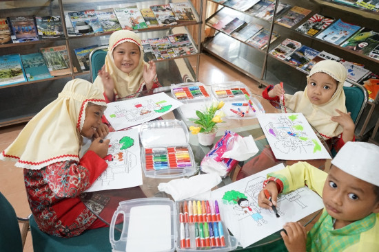 Meningkatkan Kecintaan Membaca Melalui Warna, DPK Kaltim Gelar Lomba Mewarnai Tingkat PAUD/TK se-Samarinda