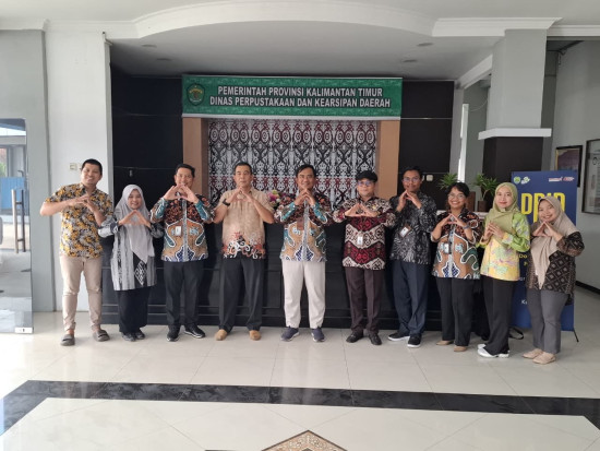BPS Kaltim Kunjungi Depo Arsip LKD Kaltim, Pelajari Pengelolaan Arsip Statis