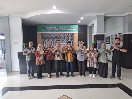 DPK Kalimantan Utara Lakukan Kunjungan Koordinasi ke Depo Arsip DPK Kaltim, Bahas Pengelolaan dan Pembangunan Depo Arsip