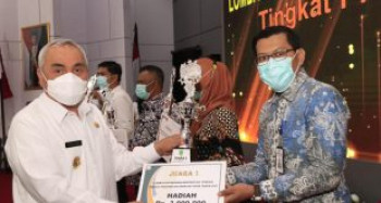 Pustakawan Bontang Juara I Lomba Pustakawan Terbaik Tingkat Provinsi Kaltim Tahun 2021