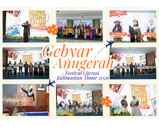 Gebyar Anugerah Festival Literasi, Perkuat Ekosistem Gerakan Literasi Menuju Generasi Emas Kaltim 2026
