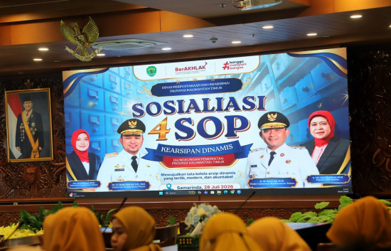 DPK Kaltim Sosialisasikan 4  SOP Pengelolaan Arsip Dinamis, Sekda Kaltim: Asyik Mengelola Arsip